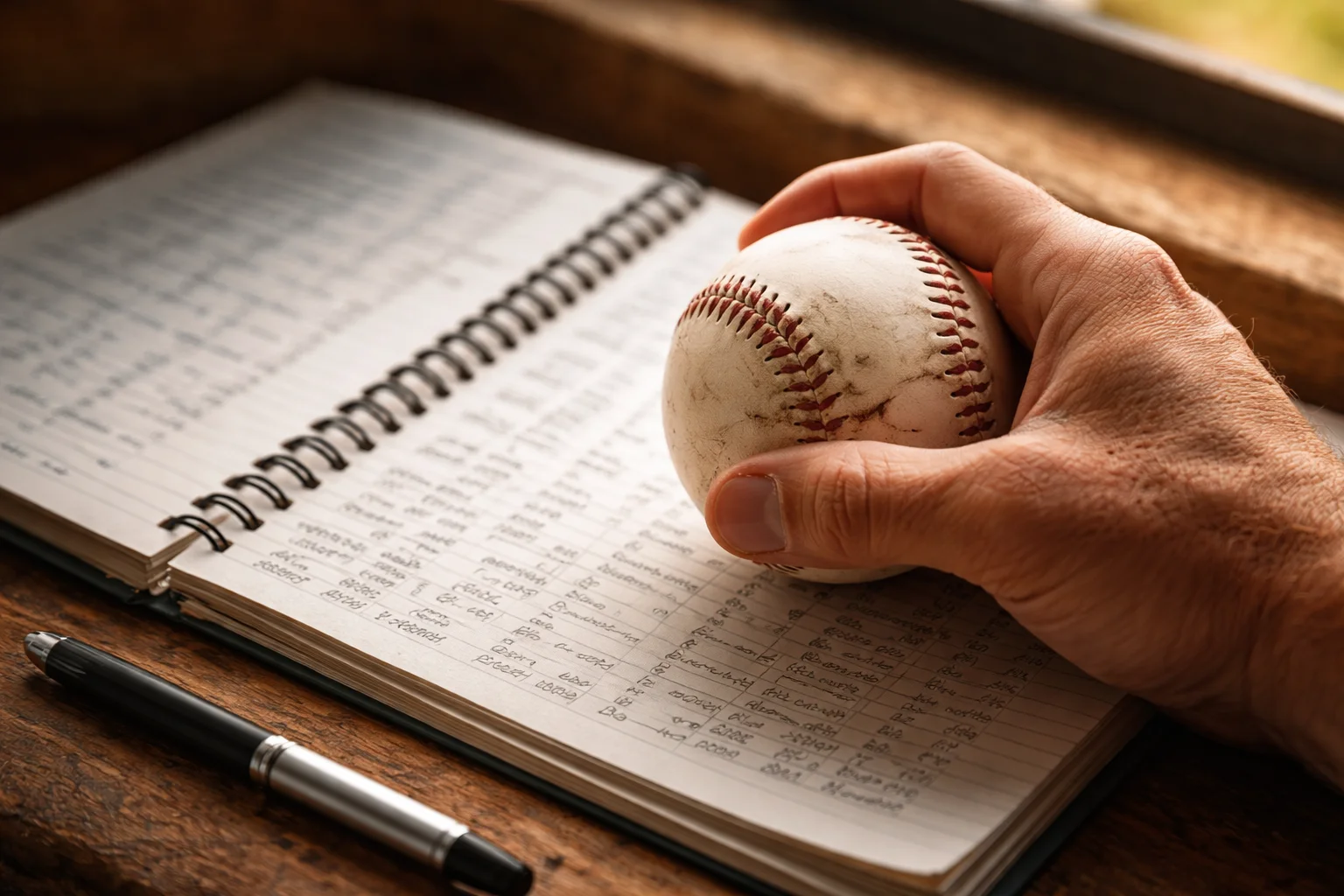 Statistiques ERA et WHIP d'un lanceur de baseball MLB affichées sur un tableau de bord sportif