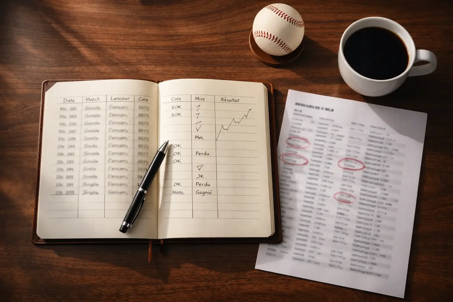 Strategie de gestion de bankroll pour les paris sur le baseball MLB